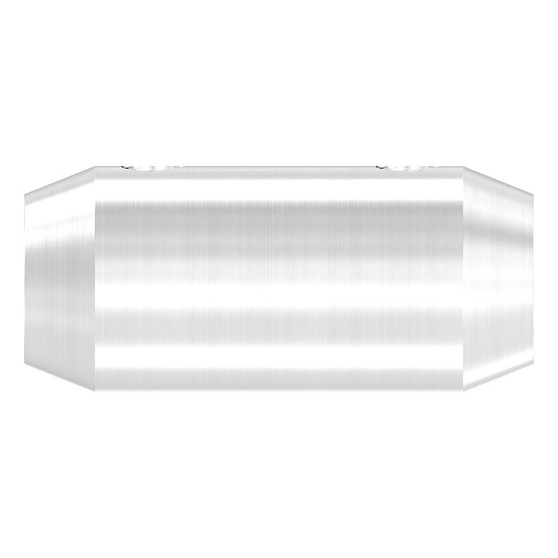 Stabverbinder für 10mm Rund, L: 36mm, Ø 16mm, V2A