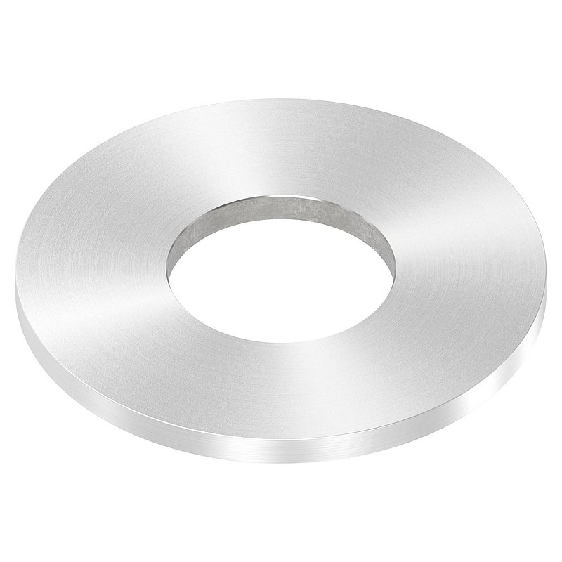 Ankerplatte Ø 100x6mm, mit Rundschliff, V2A