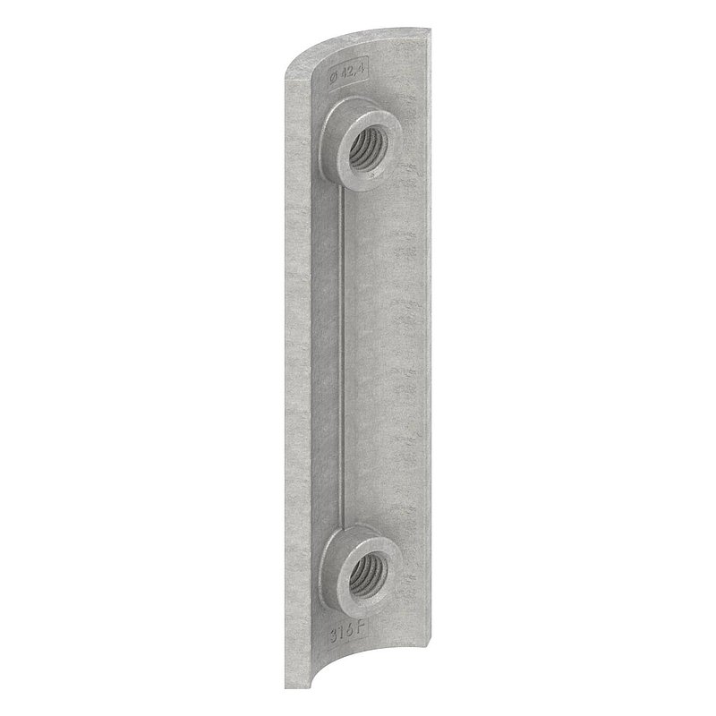 Verstärkungsplatte für Wandbefestigung 50132-V4A, V4A