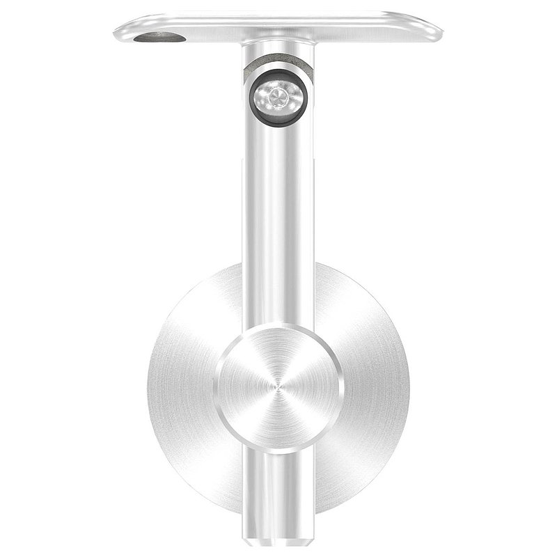 Handlaufhalter mit Gelenk, Handlaufanschlussplatte 42,4mm, V2A