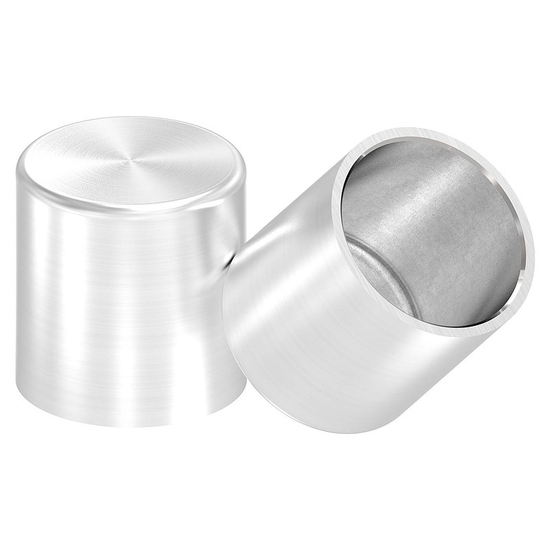 Endkappe für Stecksystem, für 33,7x2,0mm, V2A