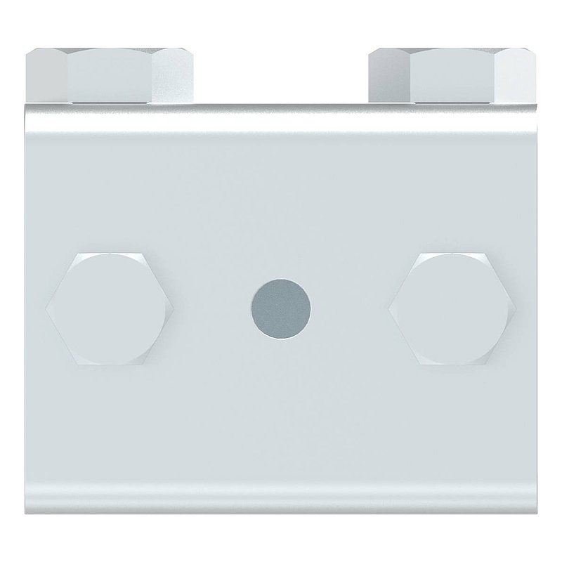 Connector for overhead door tracks