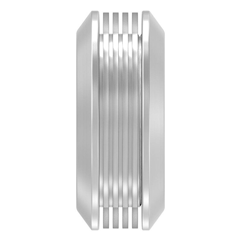 Poignée cuvette pour porte coulissante en verre, V2A