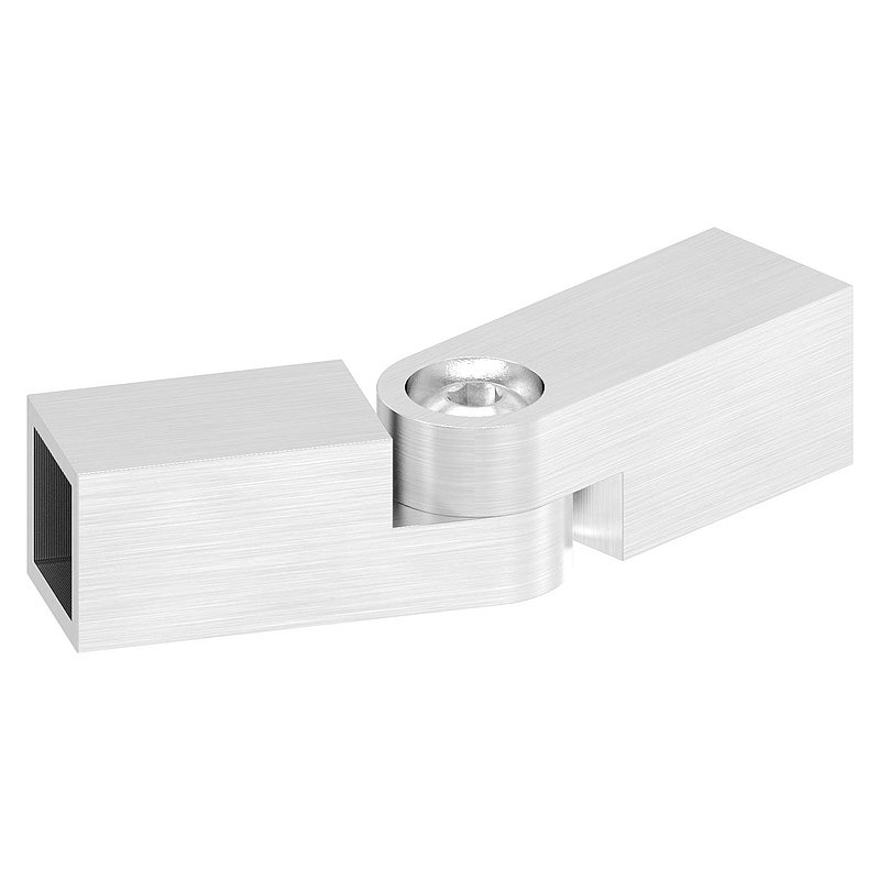 Verbinder mit Gelenk für Vierkant 12x12mm, V2A