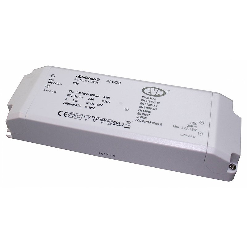 LED power supply unit 24VDC with 50W, IP20