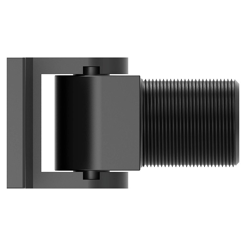 Door hinge 180° self-closing with weldable stop