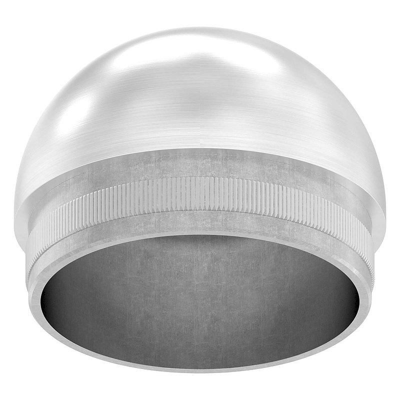 Rohrabschlussstopfen, für Rohr 60,3x2,0mm, V2A