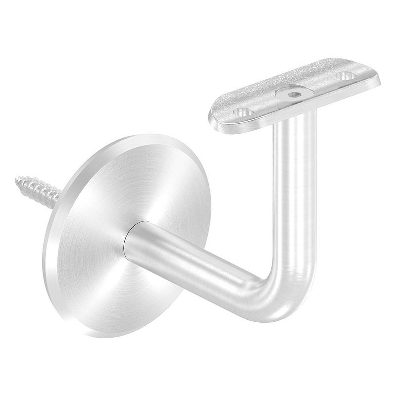 Handlaufhalter mit Handlaufanschlussplatte 42,4mm, V2A
