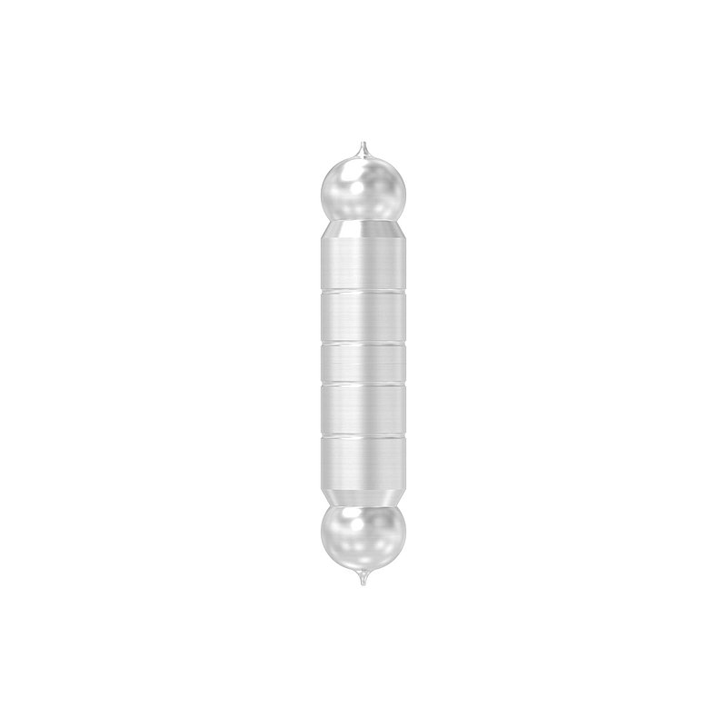Anschweißband mit festem Stift glatt, 30mm, V2A
