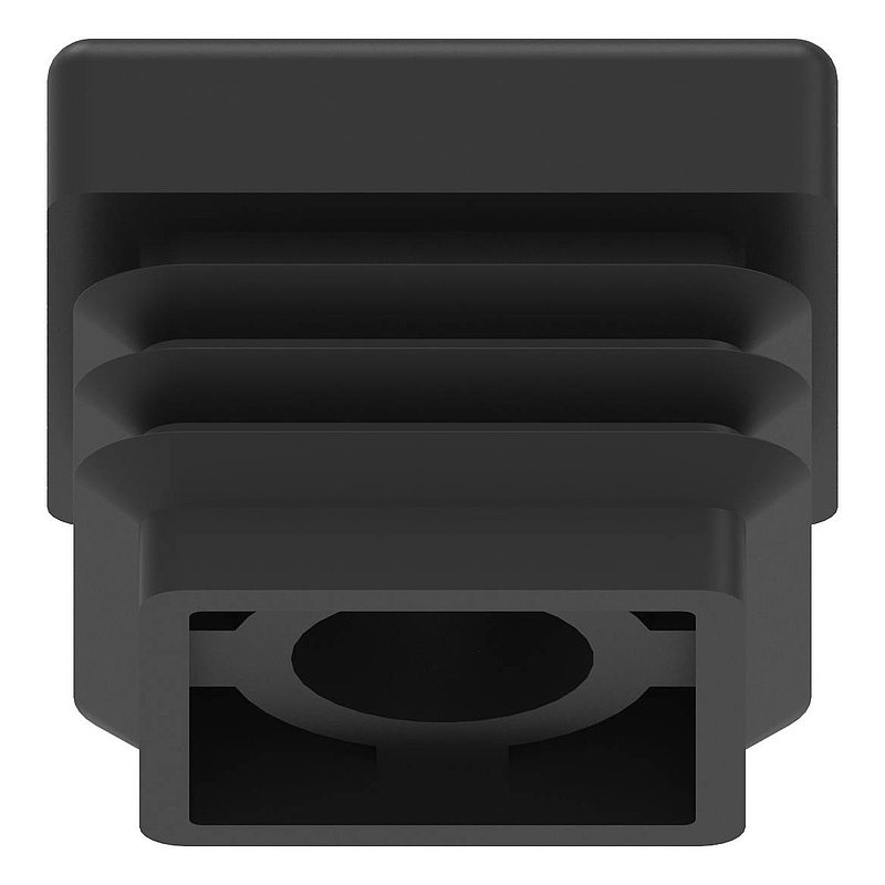 Kunststoffkappe für Quadratrohr 30x30mm mit M8