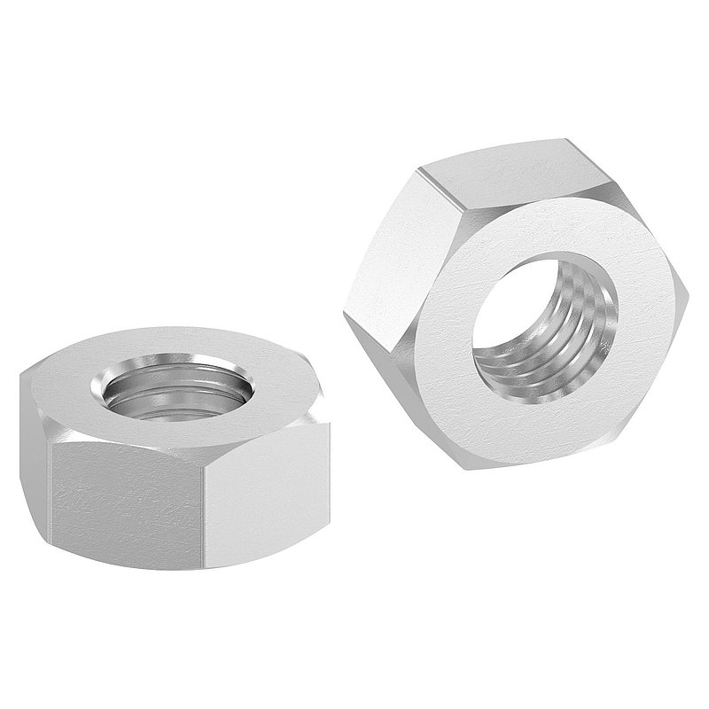 Hexagon nut M10, AISI304