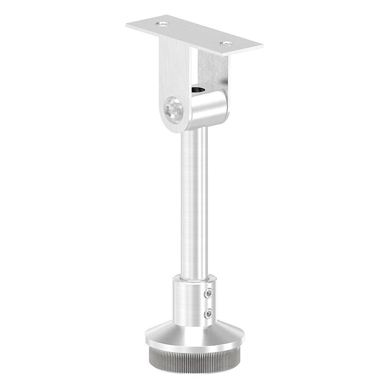 Rohrabschlussstopfen mit Stift für LED Handlauf, V2A