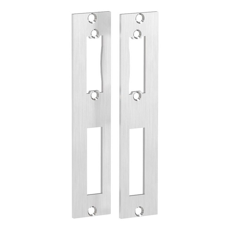Edelstahlschließblech 172x36x3,0mm, für Abstand 72mm, V2A