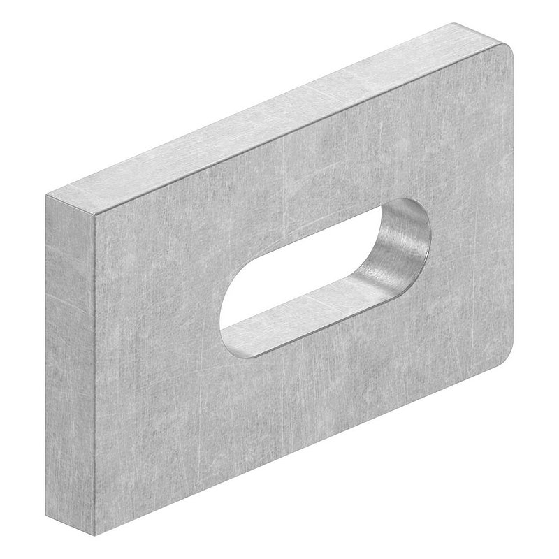 Anschweißlasche eckig 50x30x6mm