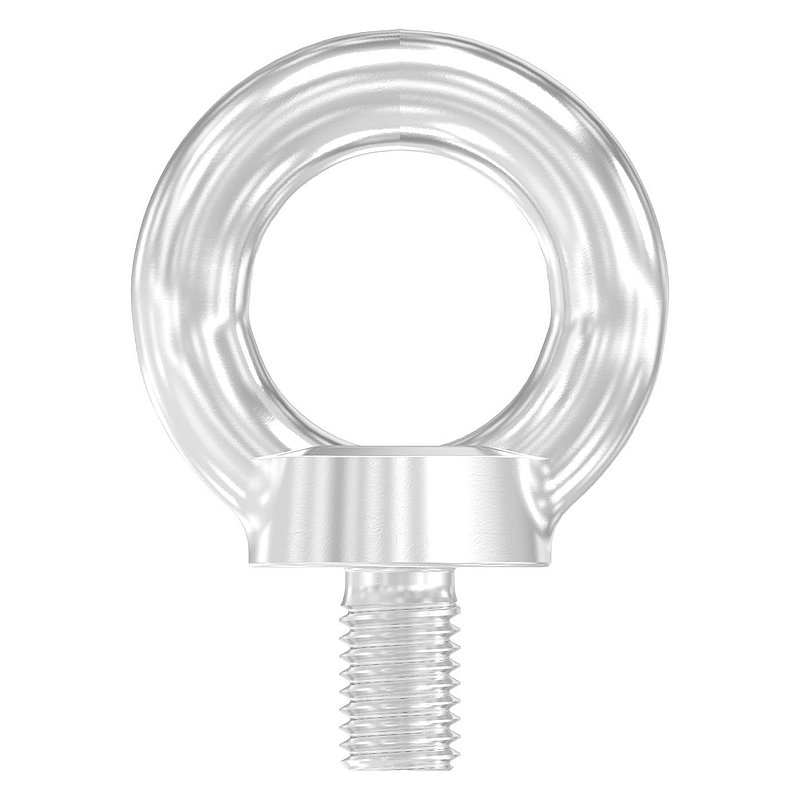 Anneau de levage fileté M12 DIN 580, fer rond : Ø 12mm, V4A