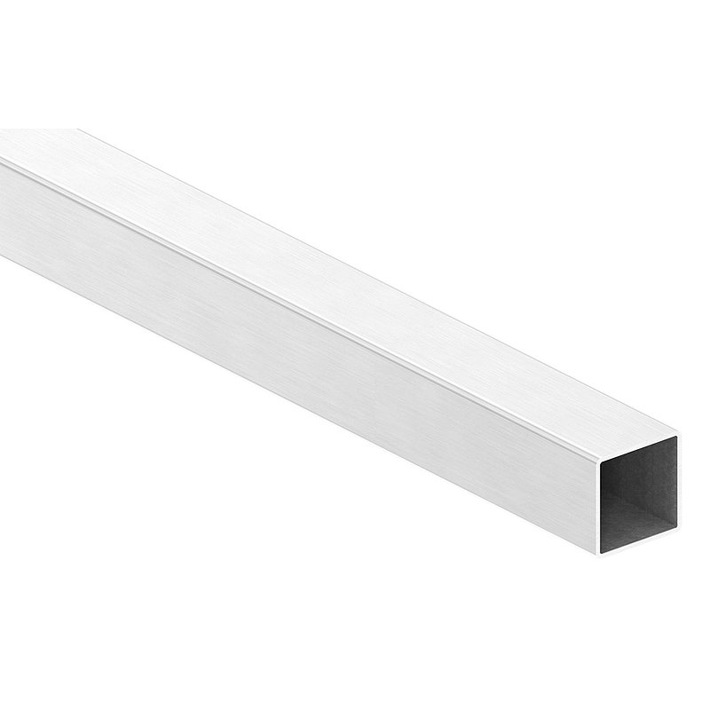 Quadratrohr, 40x40x2,0mm, L: 6000mm, V2A