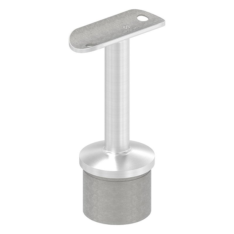 Rohrabschlussstopfen für Rohr 42,4x2,0mm, Handlaufanschlussplatte: 42,4mm, V2A