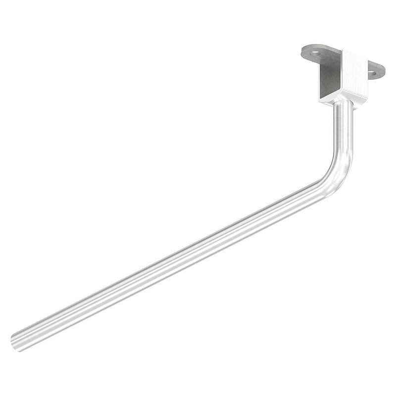LED-Anschlussplatte mit Stift 300mm, V2A