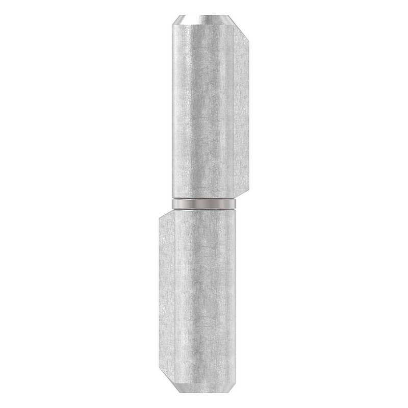 Anschweißband, L: 60mm, mit festem Stift, V2A