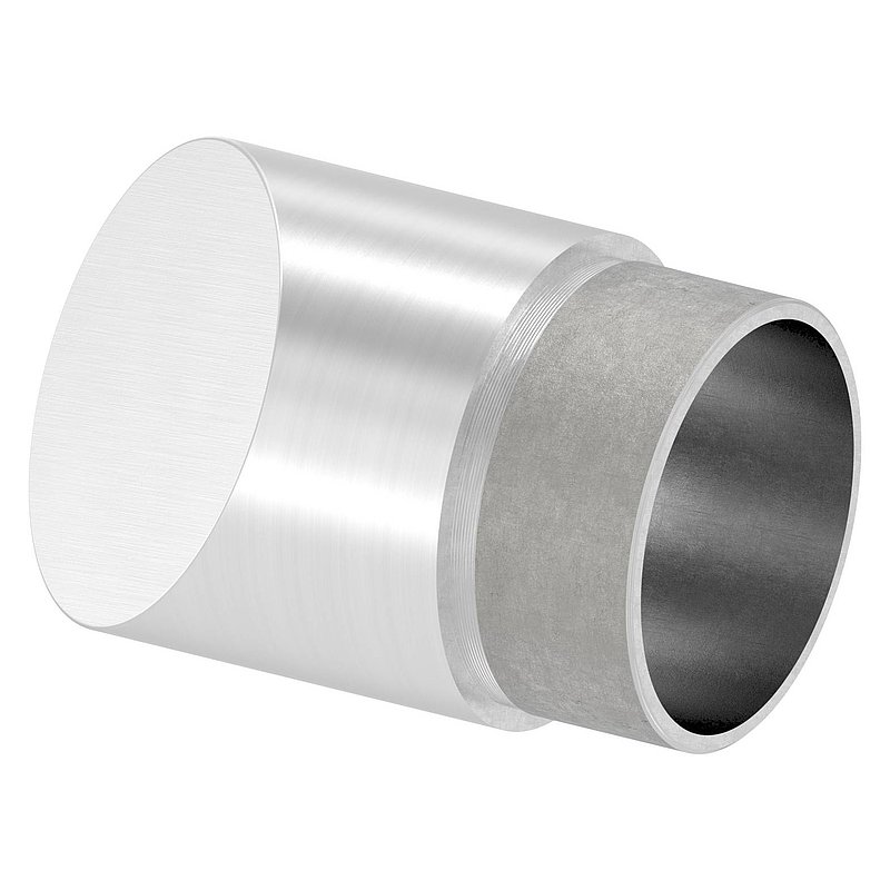 Endbogen 45°, für Rohr 48,3x2,0mm, V2A