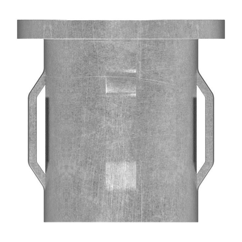 Steel end cap, for tube 26.9mm