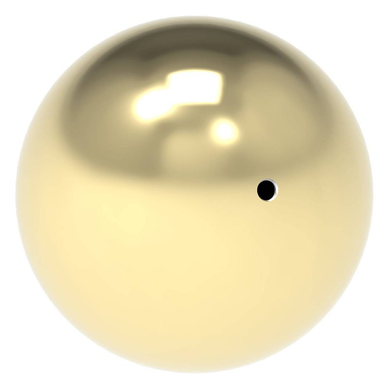 Hollow brass ball Ø 150mm with M10