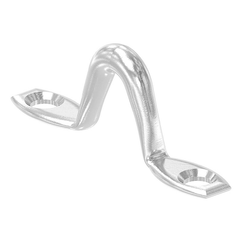 Oeillet de fixation sans plaque, fer rond : Ø 5mm, V4A
