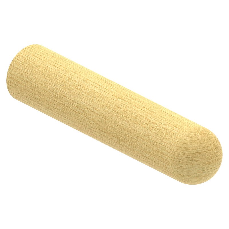 Holzhandlauf Ahorn Ø 42mm, Länge 200mm, lackiert
