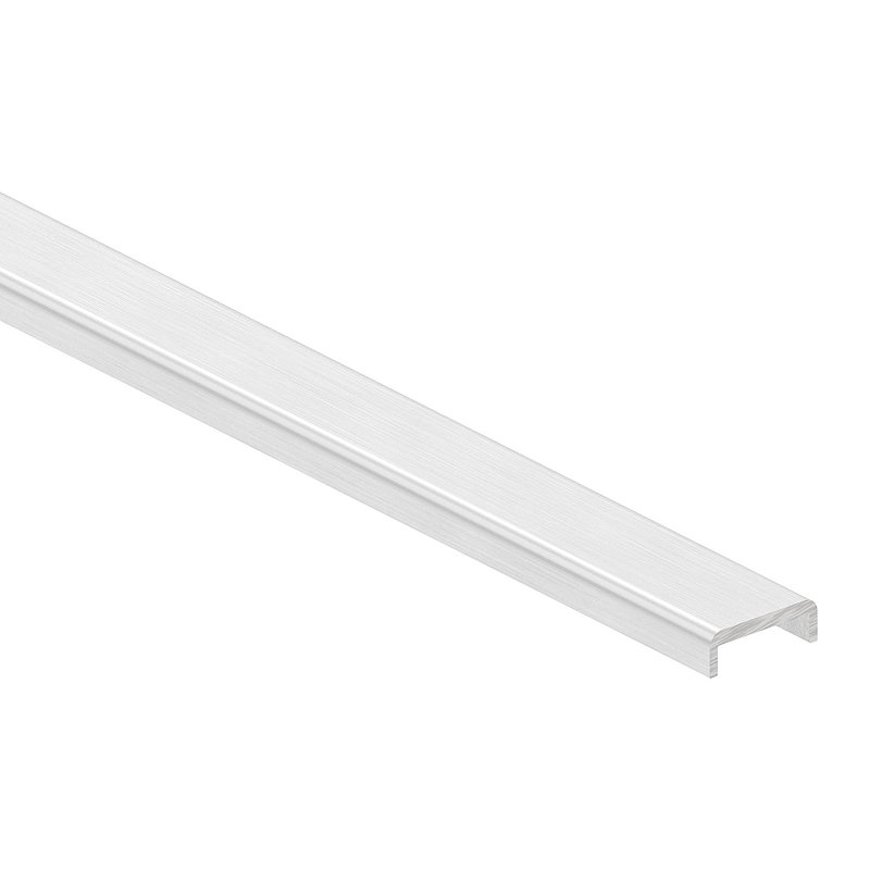Edge protection EXTRA SLIM, for glass 12.00 - 13.52mm, L: 3000mm, aluminium E4/EV1