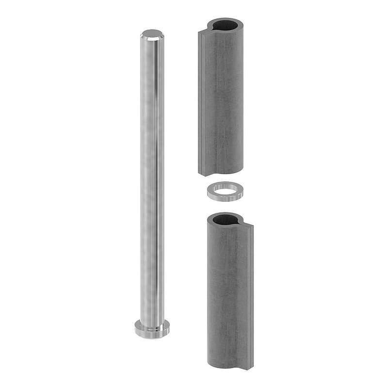 Weld-on hinge 2-piece