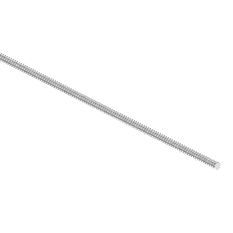 Rundmaterial, 8mm, ungeschliffen, L: 3000mm, V2A