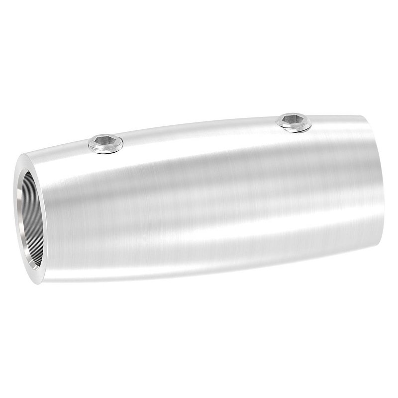 Stabverbinder für 12mm Rund, L: 45mm, Ø 20mm, V2A