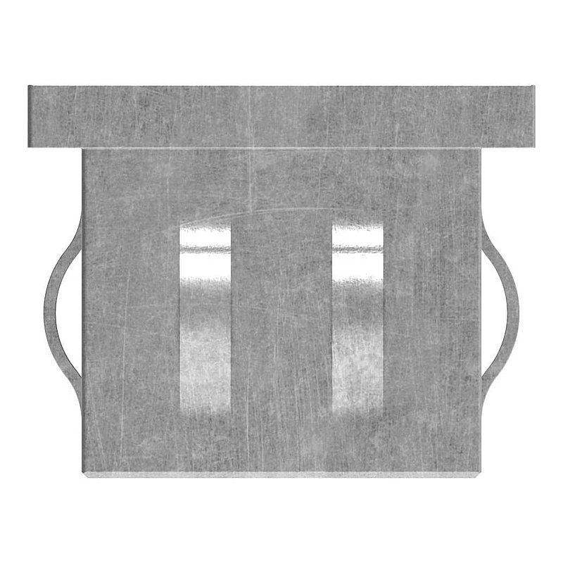 Steel end cap, for, rectangular tube 40x30mm