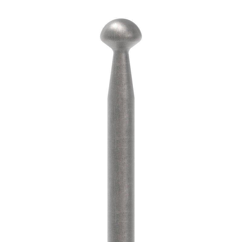 Zaunstab Ø 12mm, H: 400mm, konisch mit Knopf halbrund