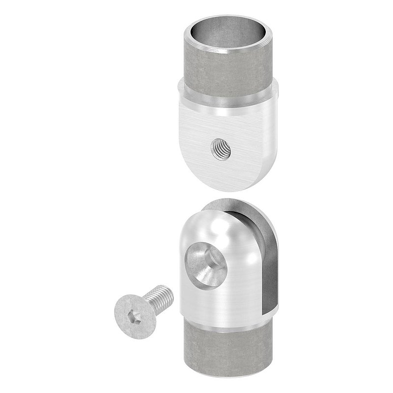 Gelenkstück, für Rohr 33,7x2,0mm, V2A