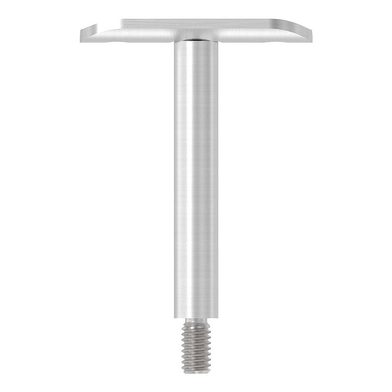 Tige Ø 12mm avec plaque de raccordement de mains courantes 33,7mm, V2A