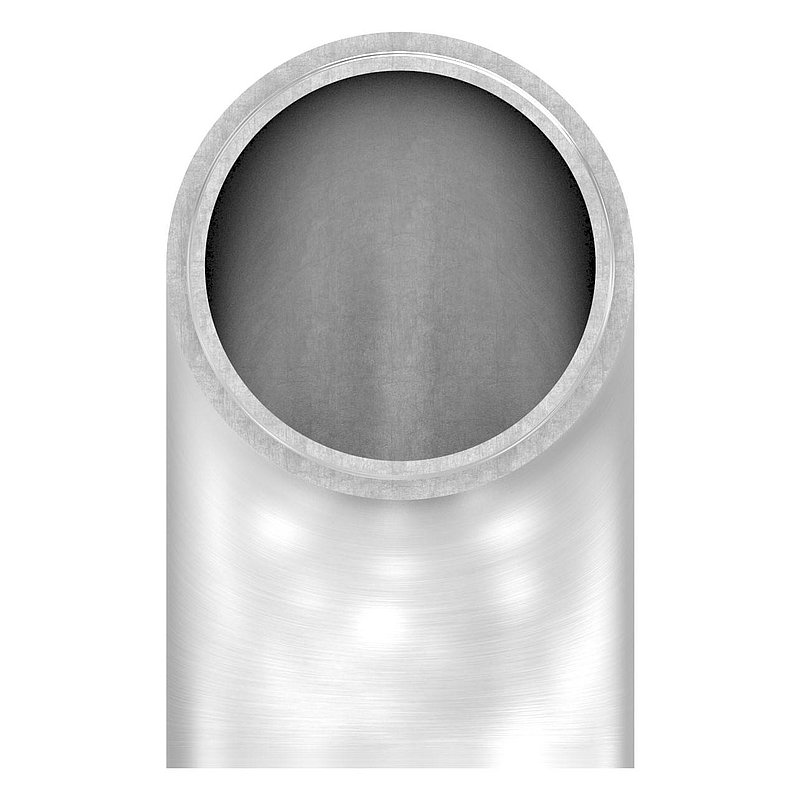 End bend 90° flat, for tube 48.3x2.0mm, AISI304
