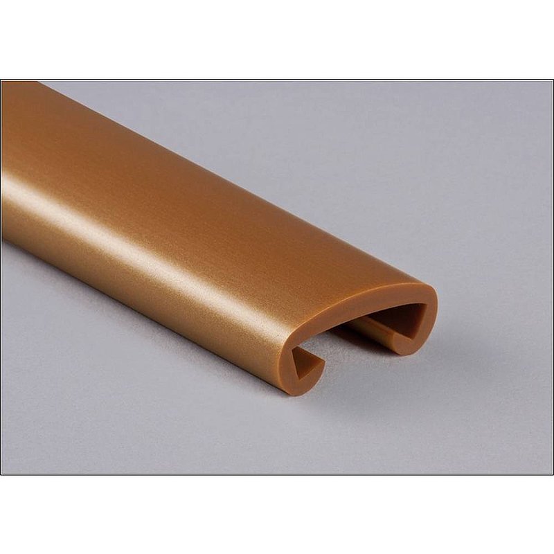 Kunststoffhandlauf für 40x8mm, kupfer