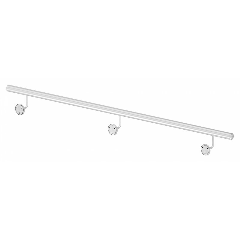 Handlauf, montagefertig, L: 1,8m, V2A