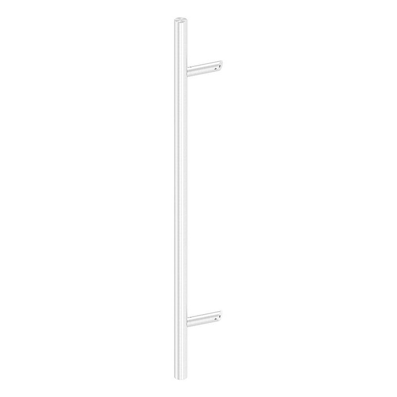 Stoßgriff inkl. Halter mit 45° Schräge 45° mit L: 1000mm, V2A