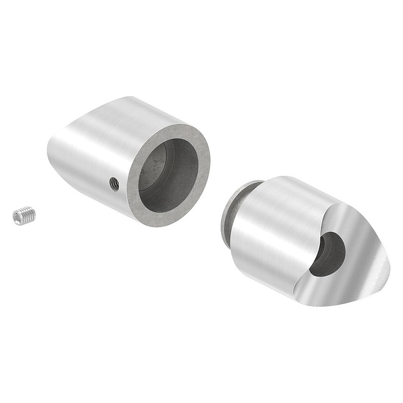 Rohrverbindungsstück von 33,7 / 33,7mm, V2A