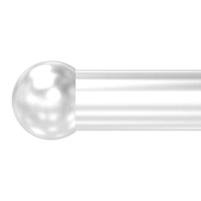 Pipe end ball hollow for 42.4 mm tube, with M8