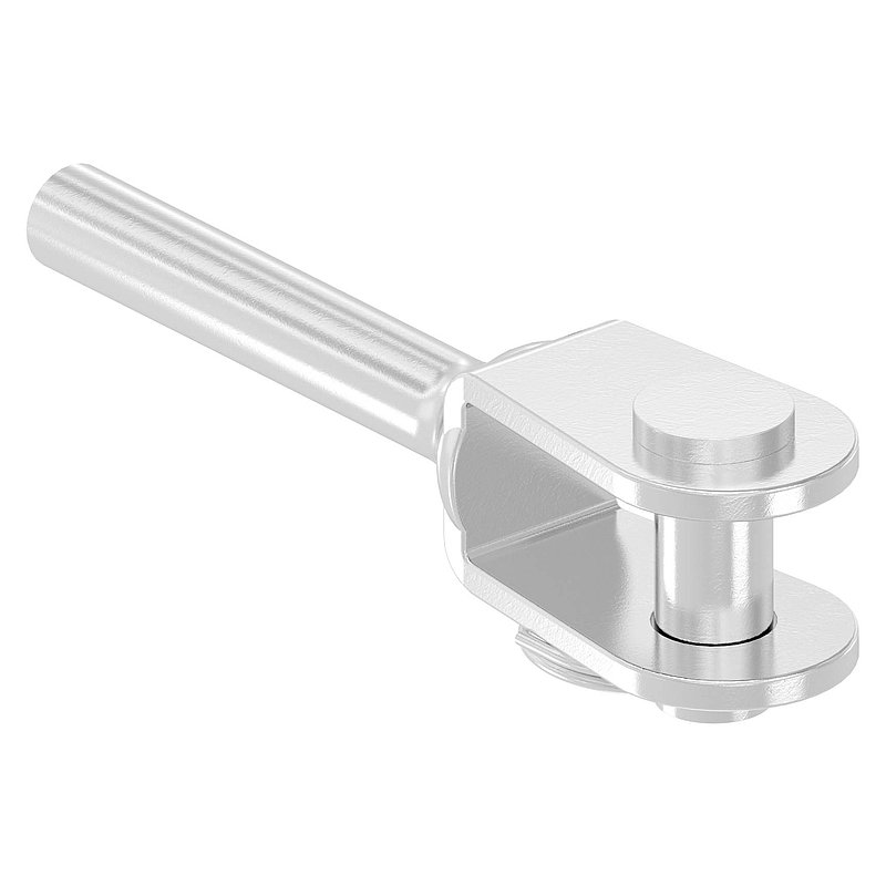 Fork terminal for self-crimping for cable Ø 8mm, AISI316
