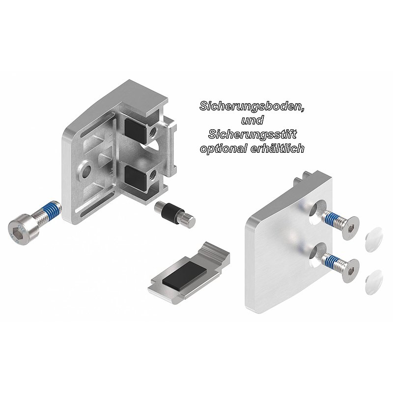 Glass terminal Mod. 14, connection: straight, AISI316