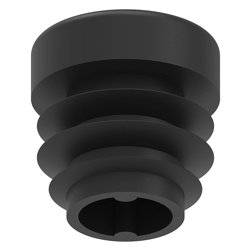 Bouchon plastique pour tube rond 16mm