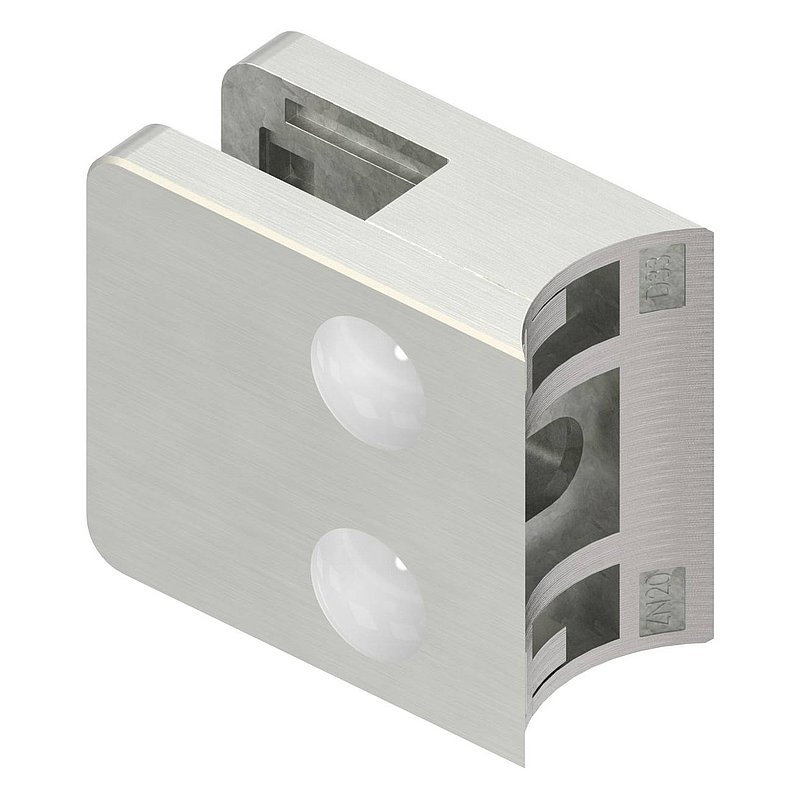 Glass clamp Mod. 31, connection: 33.7mm, VA effect