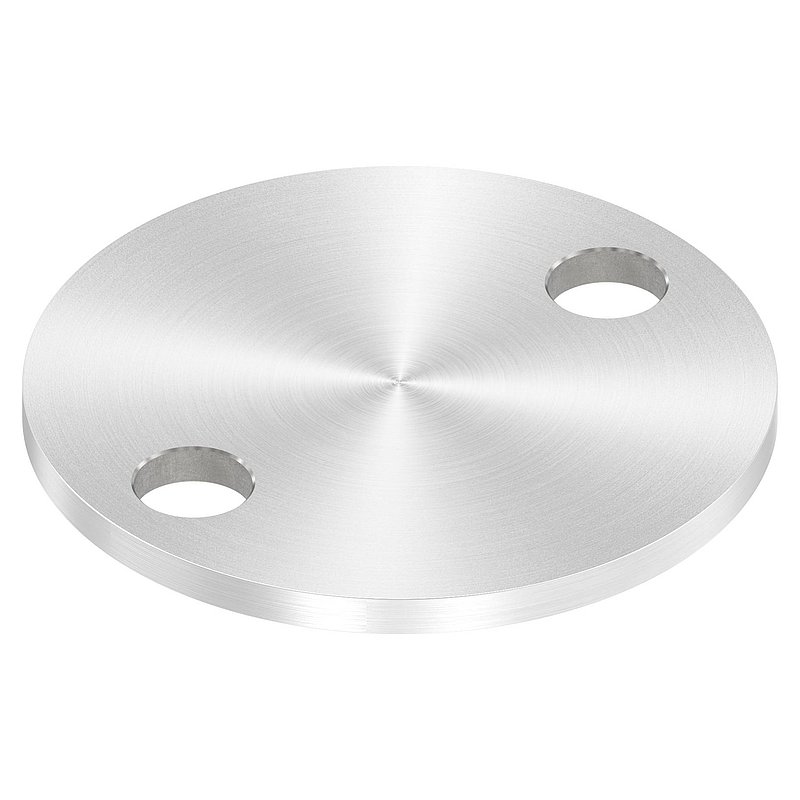 Ankerplatte Ø 70x4mm, mit Rundschliff, V2A