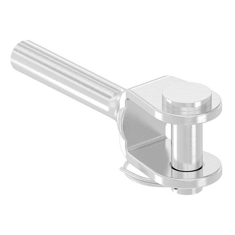 Fork terminal for self-crimping for cable Ø 5mm, AISI316