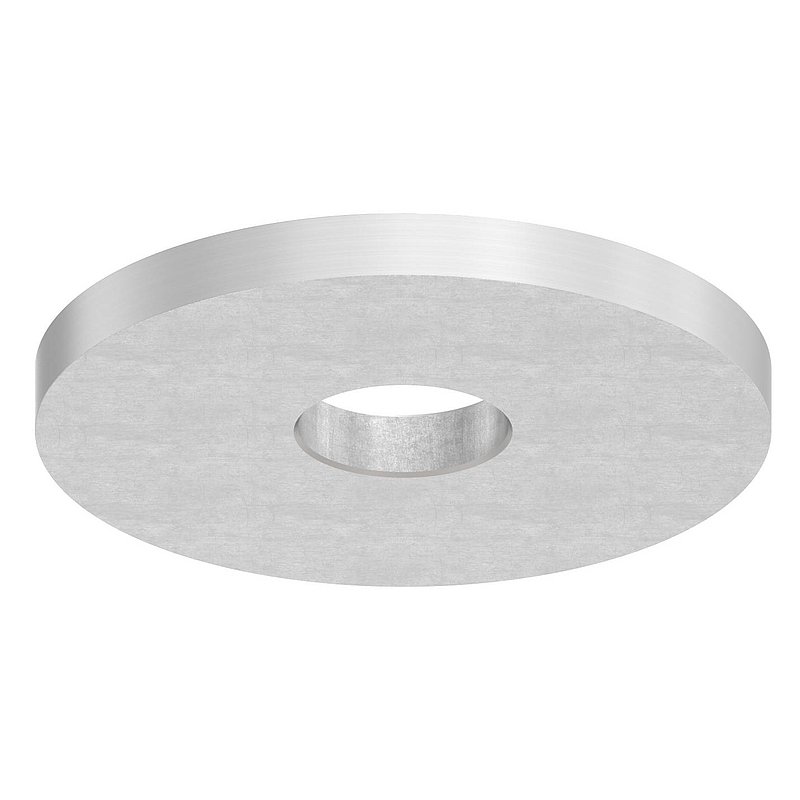 Platte, Ø 42,4mm, zum Aufschweißen, V2A