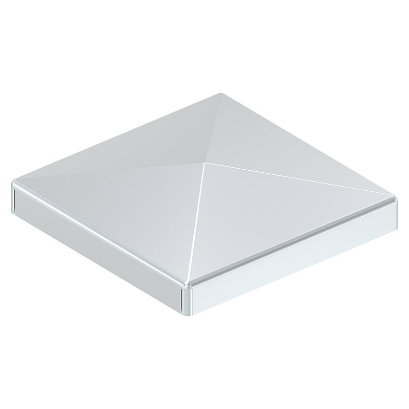 Pfeilerbedecker für Rohr 50x50mm, verzinkt